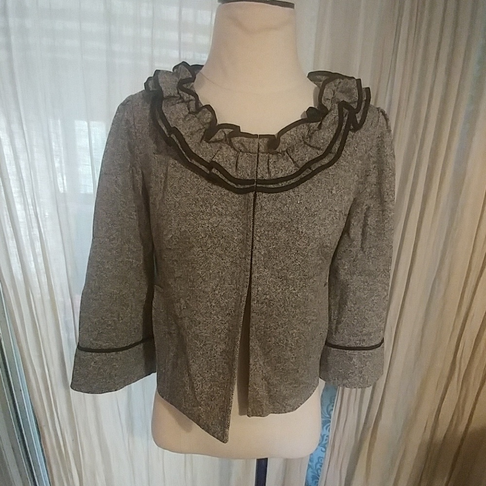 Wool 3/4 Sleeve Dress Jacket